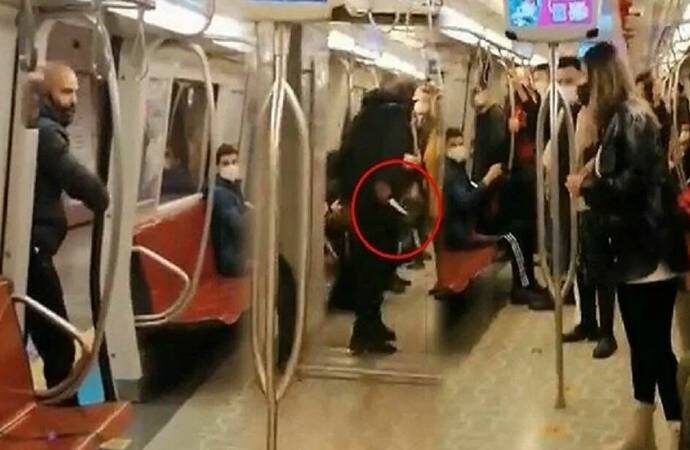 Metrodaki bıçaklı saldırgan şikayetçi olmuş: Kadın polis beni dövdü