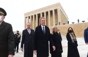 ABD’nin yeni Ankara Büyükelçisi Flake, Anıtkabir’de
