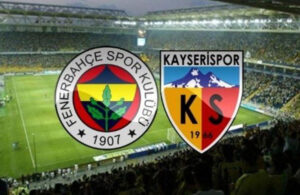 Fenerbahçe Kupaya veda etti! 10 kişi kalan Kayserispor turu kaptı