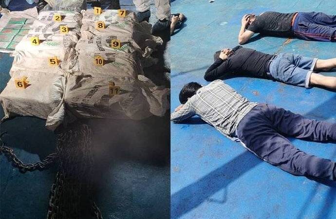 Emniyet açıkladı! Türk bayraklı teknede 528 kilogram kokain ele geçirildi