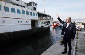 Turan Emeksiz Gemisi Mudanya’dan İstanbul’a uğurlandı