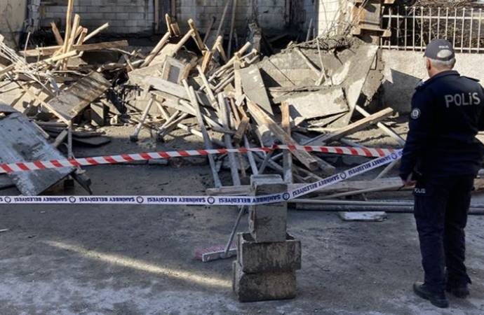 Gaziantep’te inşaat çöktü! 3 işçi yaralı