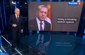 Devlet televizyonunun savaş haberinde Erdoğan’ın fotoğrafı yer aldı!