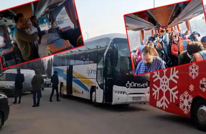 Ukrayna’dan tahliye edilen Türk vatandaşları yola çıktı