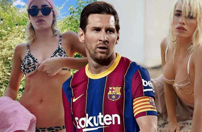 Müstehcen fotoğraflarını paylaşınca Messi sosyal medyada engelledi