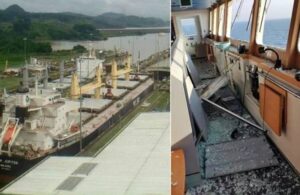Karadeniz’de Türk gemisine bomba isabet etti