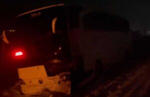 Türkiye’den Ukrayna’ya giden iki tahliye otobüsü yoldan çıktı