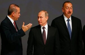 Erdoğan, Putin ve Aliyev ile görüştü