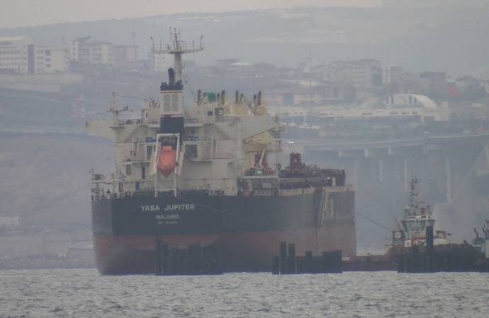 Odessa’da vurulan Türk gemisi Yalova’da