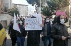 İstanbullular sokaklarda: Karanlığa, soğuğa mahkum değiliz!