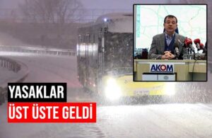İstanbul’da kar etkisini artırıyor! Evinizde kalın uyarısı