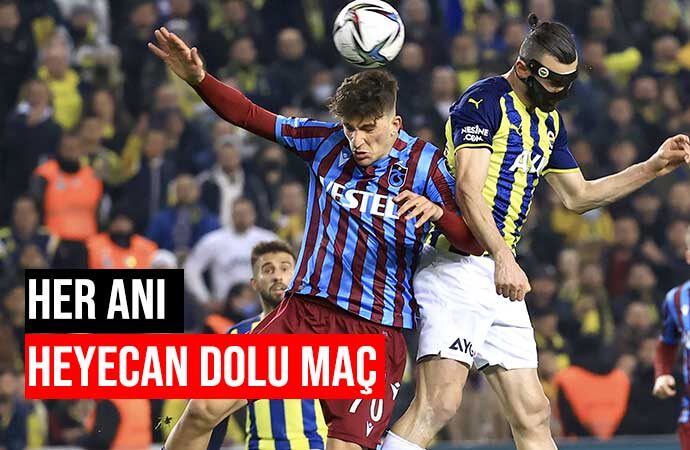 Fenerbahçe 10 kişiyle Trabzon’a kaybetmedi