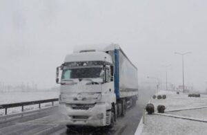 AKP’nin kalesindeki kar yağışı şehirler arası ulaşımı aksattı!
