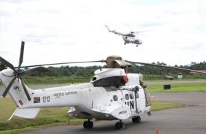 Kongo’da BM helikopteri düşürüldü! 8 ölü