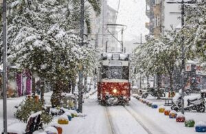 İstanbul’da kartpostallık kar manzaraları