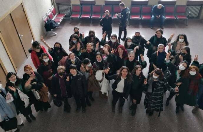 İstanbul Sözleşmesi için eylem yapan kadınlar beraat etti