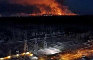 Çernobil alev alev yanıyor