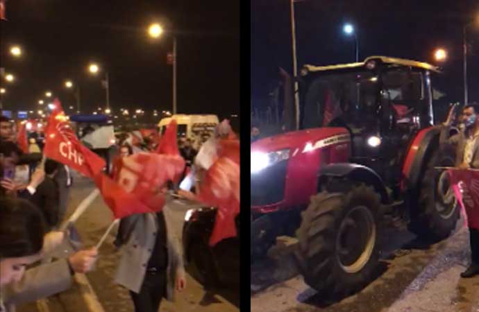 Kemal Kılıçdaroğlu’nu Diyarbakırlı çiftçiler traktörleriyle karşıladı!
