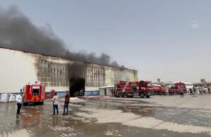 Şanlıurfa OSB’deki tekstil fabrikasında yangın