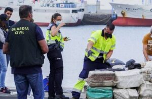 İspanya’da kokain yüklü tekneye el konuldu! 4 Türk gözaltında