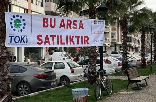 TOKİ İzmir’deki yürüyüş yolunu satıyor