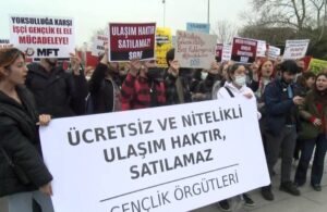 İstanbul’da ulaşıma zam protestoları