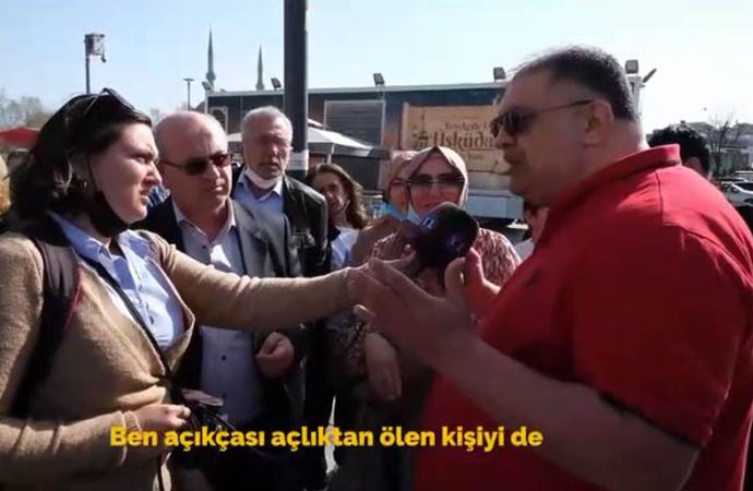 Sokak röportajında gurbetçi vatandaştan pes dedirten sözler