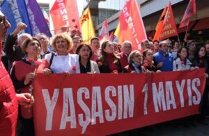 DİSK’ten Taksim’de 1 Mayıs anması