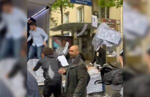 Le Pen sahte Rus banknotları ile protesto edildi