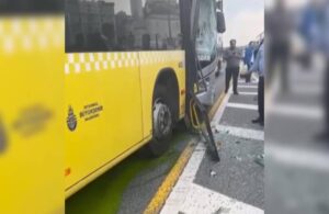 İstanbul’da iki metrobüs kafa kafaya çarpıştı: En az 8 yaralı