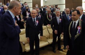AYM Başkanı’ndan Erdoğan’ın olduğu törende kuvvetler ayrılığı vurgusu