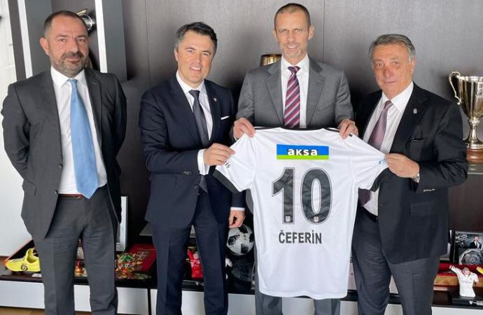 Ahmet Nur Çebi’den UEFA Başkanı’na ziyaret