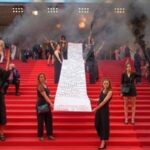 Cannes Film Festivali’nde kadın cinayetleri protesto edildi