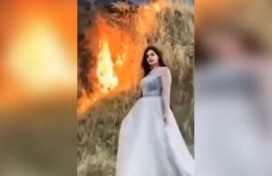 TikTok videosu çekmek için ormanı yaktı