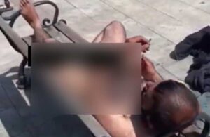 Bebek sahilinde çıplak uzanan kişi gözaltına alındı: Akli dengesi yerinde değil