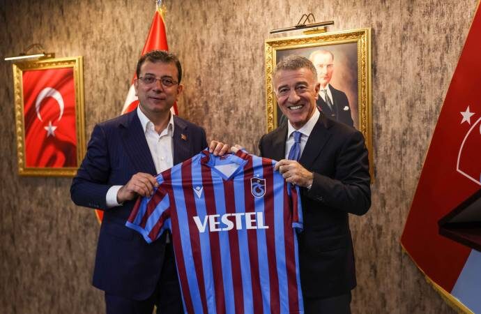 Ekrem İmamoğlu’ndan Trabzonspor’a ziyaret