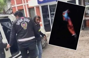 Rambo Okan üçüncü denemesinde Boğaz’daki Trabzonspor bayrağını kesti