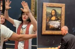 Mona Lisa’ya pastalı saldırı!