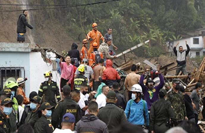 Kolombiya’daki şiddetli yağışlarda 80 kişi öldü, 10 kişi kayboldu