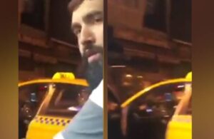 Müşterisini beklemeyen taksici: Ben Müslümanım tekelin önünde durmam