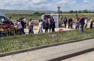 Ankara’da işçi servisi devrildi! 19 yaralı