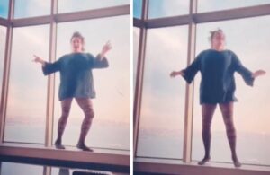 Esra Dermancıoğlu’ndan camda dans