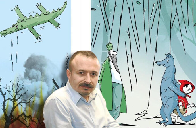 Çizer Hicabi Demirci karikatürleri sebebiyle tehdit edildi