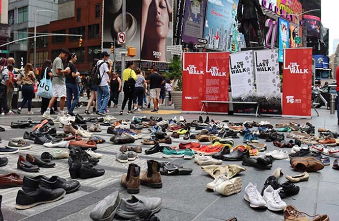 ABD’de 251 çift ayakkabıyla 15 Temmuz anması