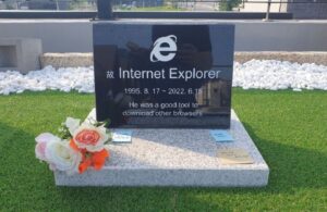 Internet Explorer için cenaze düzenlendi