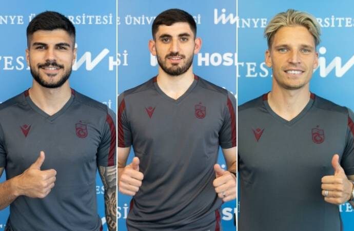 Trabzonspor’dan 3 transfer birden