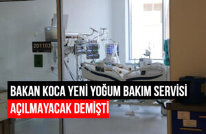 Ankara Şehir Hastanesi’nde ikinci koronavirüs yoğun bakımı açıldı