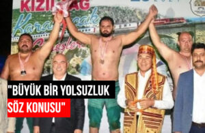 MHP’li belediye güreş şampiyonunun 1 milyon liralık  kemerini vermedi