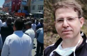 Doktor Ekrem Karakaya’nın cenazesinde Fahrettin Koca protestosu