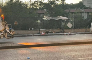 Ankara’da Ayrancı Pazarı’nın karşısındaki durağa otomobil daldı! 1’i ağır 6 yaralı